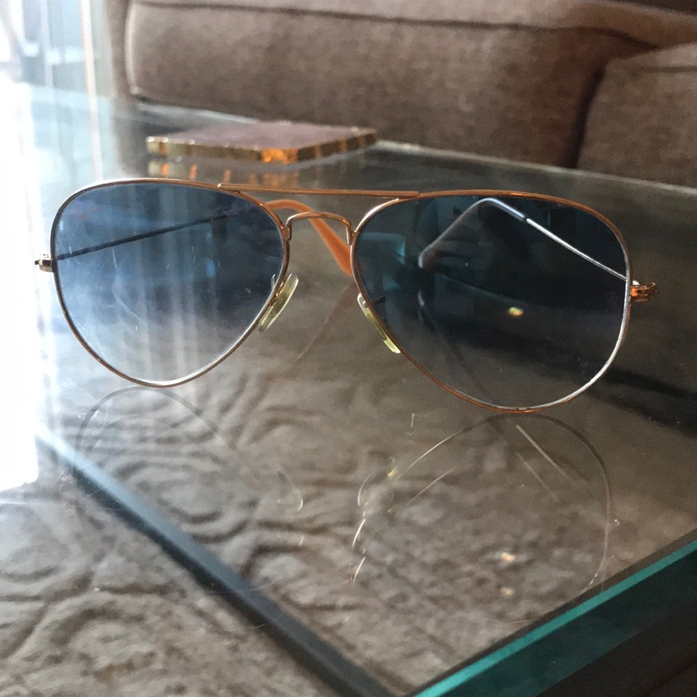 Light blue Ombré ray bans